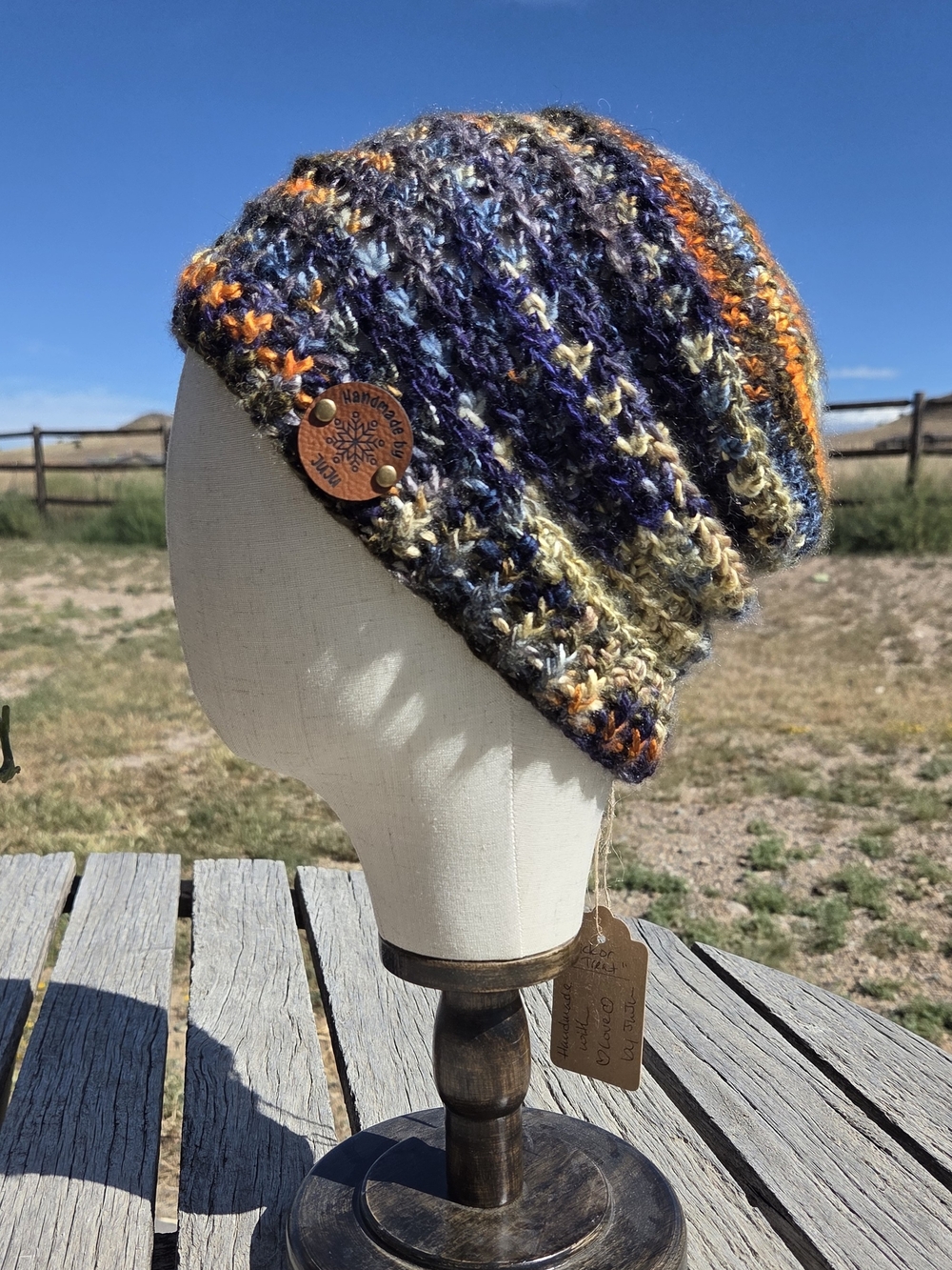 Artisan Handmade Cozy Soft Wool Blend "Trick Or Treat" Crochet Beanie Hat